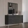 New Classic 00-B1891-DM New Classic 00-B1891-DM Ava - Dresser & Mirror - Black