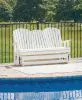 Ashley Furniture P111-835 Ashley Furniture P111-835 Hyland Wave - Glider Loveseat - White