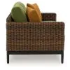 Ashley Furniture P572/835/821(2)/814/701/706 Horizon Hall - 6 Pc. - Lounge Set With Loveseat - Brown / Green