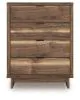 Ashley Furniture PCB3367-244 Chirason - Four Drawer Chest - Brown