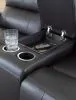 Ashley Furniture PCU1170094 Glossmore - Reclining Loveseat With Console - Black