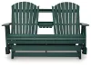 Ashley Furniture PCP115-835 Shell Beach - Loveseat Glider - Green