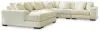 Ashley Furniture 21104S6 Ashley Furniture 21104S6 Lindyn - Left Arm Facing Corner Chaise 5 Pc Sectional - Ivory