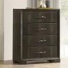 New Classic B1973-070 Langston - 5 Drawer Chest - Espresso