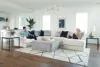 Jackson Furniture Industries 247012-2110/33 Polaris Modular Sectional - Fabric Cocktail Ottoman - White