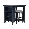 Liberty Furniture 942NY-CD-3CTS Liberty Furniture 942NY-CD-3CTS Brook Creek - 3 Piece Counter Set - Navy