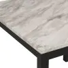 New Classic D400-52S-BLU New Classic D400-52S-BLU Celeste - 5 Piece Marble Finish Counter Dining Set (Table & 4 Chairs) - Blue