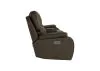 New Classic U093-25P2-BRN Brookings - Console Loveseat With Power Headrest & Footrest - Brown