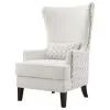 Coaster Fine Furniture 904066 Pippin - Upholstered High Wingback Accent Chair - Latte