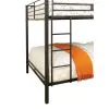 Furniture of America CM-BK939QQ-BED Claren - Queen Over Queen Bunk Bed - Black