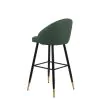 New Classic SAF199-BS-FGR New Classic SAF199-BS-FGR Oliver - Vegan Leather Bar Chair (Set of 2) - Green