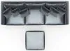 Jackson Furniture Industries 2245/37/31/36/12-23 Jackson Furniture Industries 2245/37/31/36/12-23 Remington - 3 Piece Modular Sofa And 1 Included Cocktail Ottoman - Slate