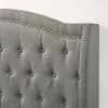 Intercon UB-BR-RHYFUL-SMK-C Rhyan - Upholstered Full Bed - Smoke Finish