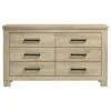 Coaster Fine Furniture 225103 Oakglen - 6-Drawer Bedroom Dresser - Weathered Oak