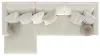 Jackson Furniture Industries 2235/75/31/37-16 Jackson Furniture Industries 2235/75/31/37-16 Ritzy - 3 Piece Modular Sofa Chaise (LSF Chaise) - Bone
