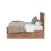 Intercon OP-BR-5850K3-TAU-C Oak Park - King Captain's Bed With 6 Drawers - Taupe