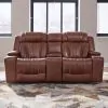 Liberty Furniture 7020CN-22P Caswell - Loveseat With Console P2 & ZG - Nature Chestnut