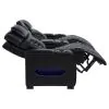 Coaster Fine Furniture 603252PP Zuma - Faux Leather Dual Power Reclining LED Loveseat - Black