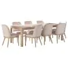 Coaster Fine Furniture 115501-S9 Solano - 9-Piece Extension Table Dining Set - Weathered Mango