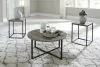Ashley Furniture T103-213 Wadeworth - Occasional Table Set (Set of 3) - Brown / Beige