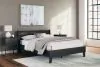 Ashley Furniture EB1865/231/245/157/113/291(2) Ashley Furniture EB1865/231/245/157/113/291(2) Socalle - 6 Pc. - Dresser, Chest, Queen Panel Platform Bed, 2 Nightstands - Black