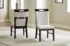 Ashley Furniture D618-01 Neymorton - Dining Upholstered Side Chair (Set of 2) - Light Gray / Brown
