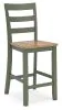 Ashley Furniture D401-124 Ashley Furniture D401-124 Gesthaven - Barstool (Set of 2) - Natural / Green