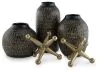 Ashley Furniture A2C00212 Vinburn - Accessory Set (Set of 5) - Black / Gold Finish