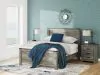 Ashley Furniture B4480B21 Ashley Furniture B4480B21 Frandern - Queen Panel Bed - Black / Gray