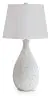 Ashley Furniture L207614 Wyattford - Metal Table Lamp - White / Black