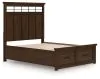 Ashley Furniture B849B2 Ashley Furniture B849B2 Taffenbrook - Queen Panel Storage Bed - Medium Brown