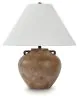 Ashley Furniture L236064 Ferrilby - Poly Table Lamp - Antique Beige