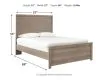Ashley Furniture B070B3 Ashley Furniture B070B3 Culverbach - Full Panel Bed - Gray