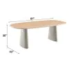 ACME DN07070 Ogin - Dining Table - Gray