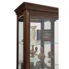 Pulaski Furniture 21308 PFC Curios - Mirrored 5 Shelf Gallery Curio Cabinet - Oak Brown