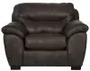 Jackson Furniture Industries 445301-1227/28-3027/28 Grant - Faux Leather Chair & 1/2 - Steel