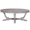 Liberty Furniture 154-OT-3PCS Greystone Mill - 3 Piece Table Set (1 Cocktail 2 End Tables) - Stone White Wash / Wirebrush Distressing