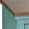 Liberty Furniture 2011-AC5636 Kensington - 3 Door Accent Cabinet - Turquoise / Worn Wood Tone