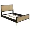 Coaster Fine Furniture 224330Q-S4 Arini - 4 Piece Queen Bedroom Set - Black And Natural