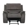 Furniture of America CM9911DG-CH Henricus - Glider Recliner - Dark Gray
