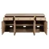 Coaster Fine Furniture 109385 Kailani - 4-Door Cane Sideboard Buffet Cabinet - Beige Oak