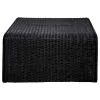 Coaster Fine Furniture 708518-S3 Cahya - 3 Piece Rattan Coffee And End Table Set - Black