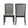 New Classic D1434-20 Skyline - Dining Side Chair (Set of 2) - Onyx
