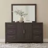Liberty Furniture 313-BR-DM Modern Edge - Dresser & Mirror - Caffe