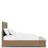 Riverside Furniture 73976-73973-73979 Riverside Furniture 73976-73973-73979 Cascade - Queen Storage Bed With Light - Casual Mink