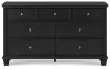 Ashley Furniture B687-31 Lanolee - Dresser - Black