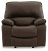 Ashley Furniture U4380898 Leesworth - Power Rocker Recliner - Dark Brown