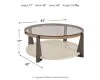 Ashley Furniture T432-8 Frazwa - Round Cocktail Table - Multi
