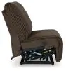 Ashley Furniture 92705S12 Ashley Furniture 92705S12 Top Tier - 4-Piece Reclining Sectional With Laf Press Back Chaise - Chocolate