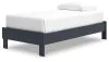 Ashley Furniture EB1528-111 Simmenfort - Twin Platform Bed - Navy Blue
